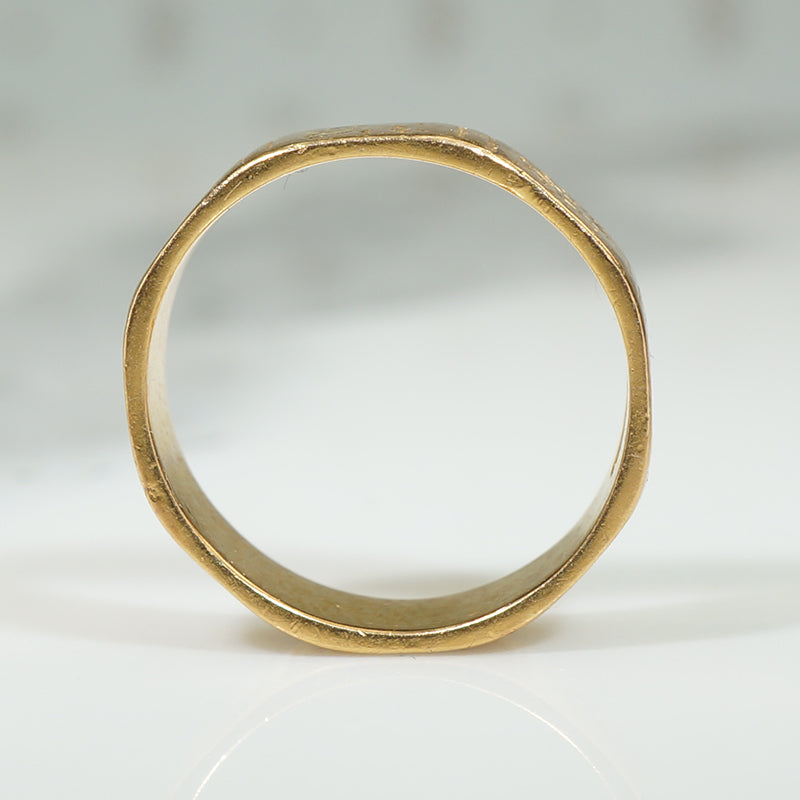 Gorgeous 22k Gold Panel Band