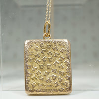 Wonderful Antique Locket Engraved with Ivy