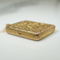 Wonderful Antique Locket Engraved with Ivy