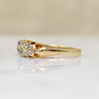One Dozen Old Mine Cut Diamonds in 18ct Gold Band