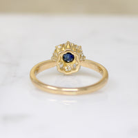 Pretty Posy Sapphire & Diamond Cluster Ring
