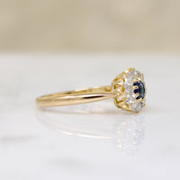 Pretty Posy Sapphire & Diamond Cluster Ring