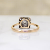 Darling Rose Cut Diamond-Set Square Ring