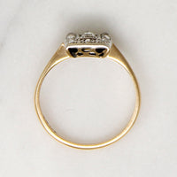 Darling Rose Cut Diamond-Set Square Ring