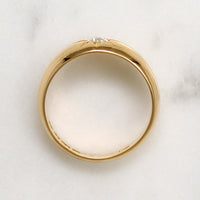 Old European Cut Diamond & 18ct Chester Gypsy Band