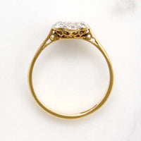 Darling Diamond Daisy Platinum & 18ct Cluster Ring