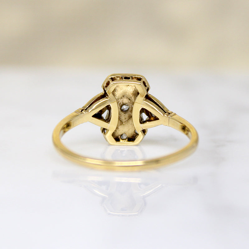 Edwardian Diamond-Set Platinum & 18ct Gold Ring