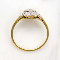 Edwardian Diamond-Set Platinum & 18ct Gold Ring