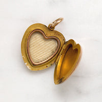 Perfectly Plain 10ct Rosy Gold Heart Locket