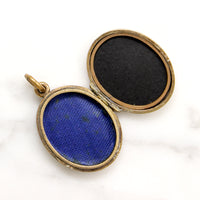 Victorian Floral Engraved Gold Locket