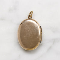 Mellow 9ct Gold Locket with Star Set Diamond 