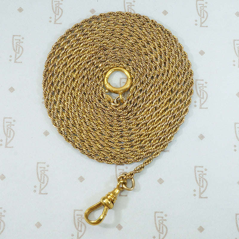 Extra Long Antique chain with Hook and Bolt Ring