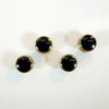 Glossy Onyx Cufflink & Stud Set