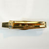 Flashy Red Glass Cufflink & Tie Bar Set from Anson