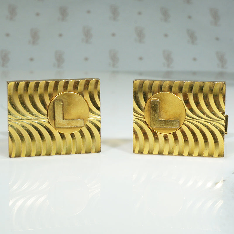 Groovy French "L" Cufflinks