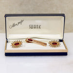 Dynamic SWANK Cufflink & Tie Bar Set in Original Box