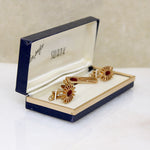 Dynamic SWANK Cufflink & Tie Bar Set in Original Box