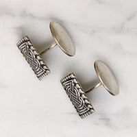 D-A Saga Series Celtic Knot Silver Cufflinks