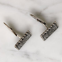 D-A Saga Series Celtic Knot Silver Cufflinks