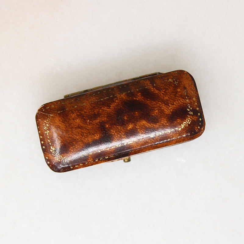 English 9ct Gold Shirt Stud Set in Fitted Box