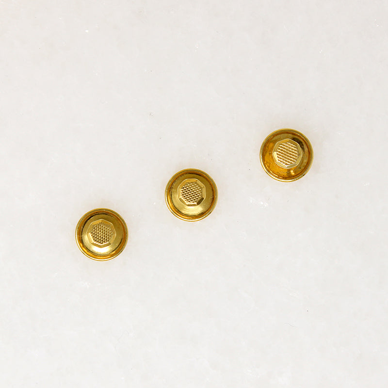 English 9ct Gold Shirt Stud Set in Fitted Box