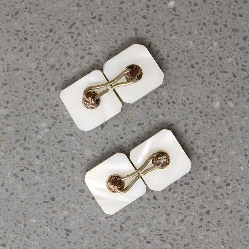 Art Deco Era Mother of Pearl Cufflinks