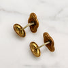 Victorian Gold Filled Cufflinks with Paste Accents