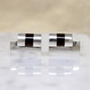 Striking Silver & Onyx Cufflinks by Antonio Pineda
