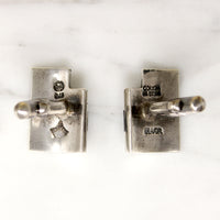 Striking Silver & Onyx Cufflinks by Antonio Pineda