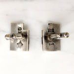 Striking Silver & Onyx Cufflinks by Antonio Pineda