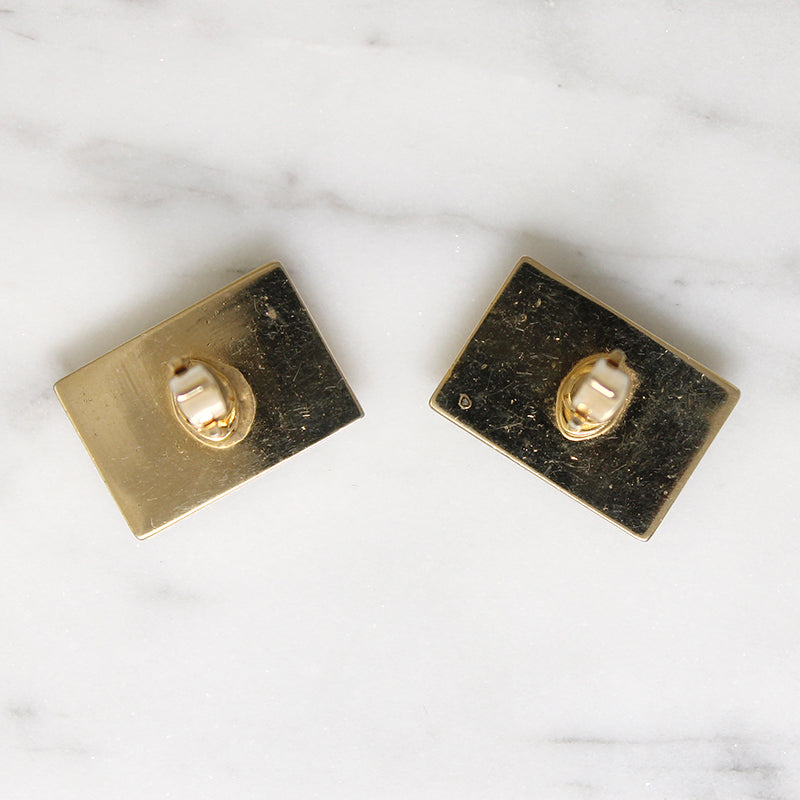 Tiger's Eye in Gold-Tone Cufflinks