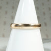 Glossy Gold Comfort Fit Wedding Band
