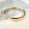 Glossy Gold Comfort Fit Wedding Band