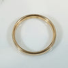 Glossy Gold Comfort Fit Wedding Band
