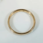 Glossy Gold Comfort Fit Wedding Band