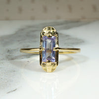 Russian Color Change Corundum 18k Ring