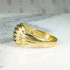 Groovy 18k Gold Dome Band