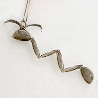 Amazing Edwardian Orb Locket in Sterling Silver