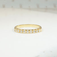 Vintage 18k Gold Diamond Band
