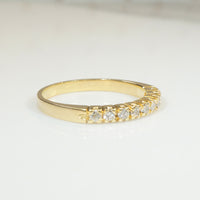 Vintage 18k Gold Diamond Band