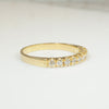 Vintage 18k Gold Diamond Band