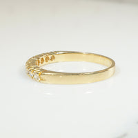 Vintage 18k Gold Diamond Band