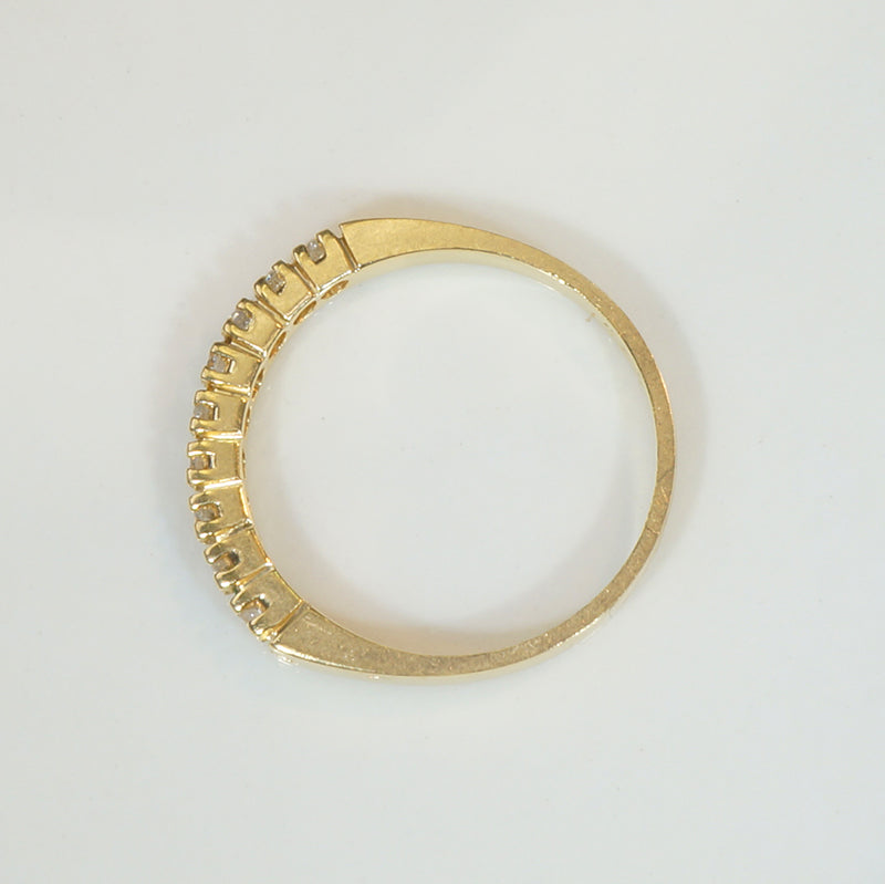 Vintage 18k Gold Diamond Band