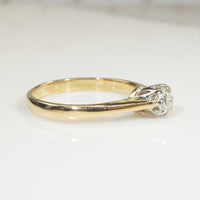 Ideal English Diamond Solitaire in 18ct Gold