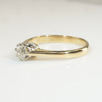 Ideal English Diamond Solitaire in 18ct Gold