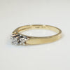 Diamond Trio Two-Tone Engagement Ring