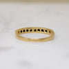 English Deco 18ct Gold & Platinum Diamond Band