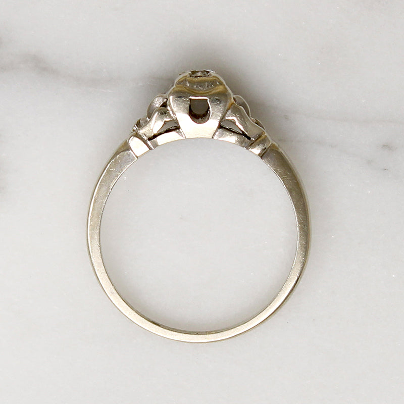 Pretty & Practical White Gold & Diamond Ring