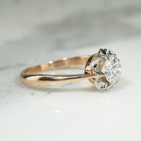 Uniquely Beautiful Solitaire Engagement Ring