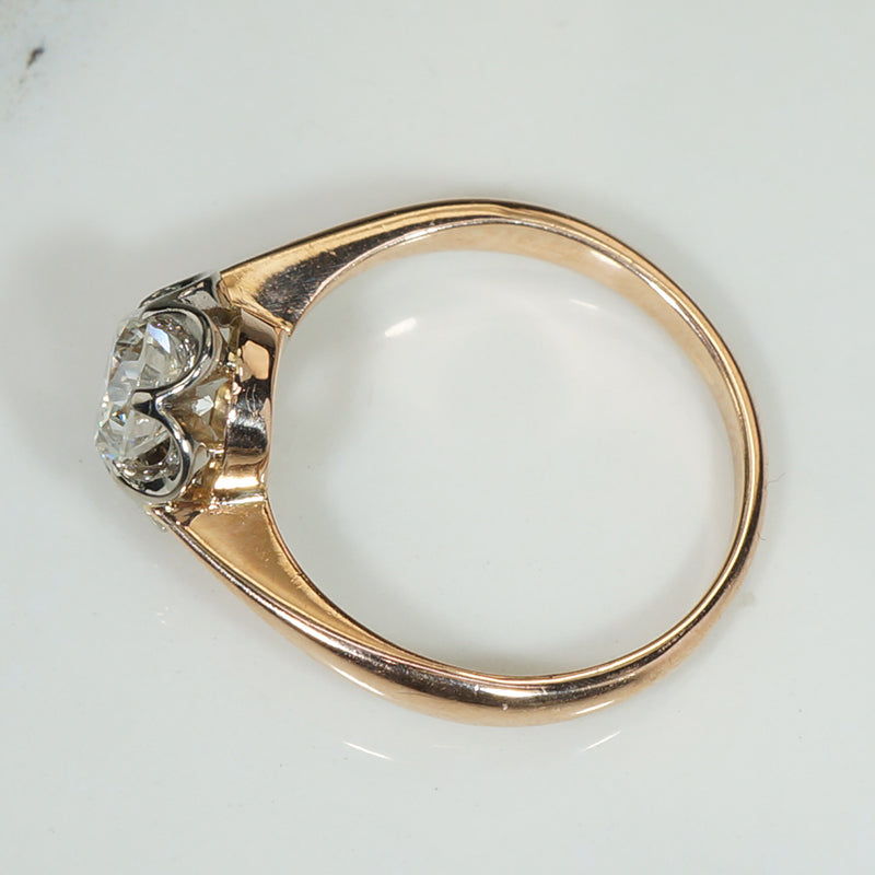 Uniquely Beautiful Solitaire Engagement Ring